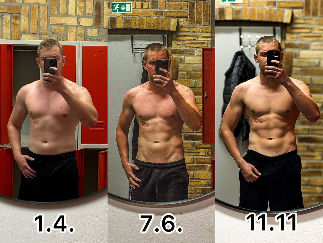 Proměna klienta Martin — 2 měsíce, forma před létem